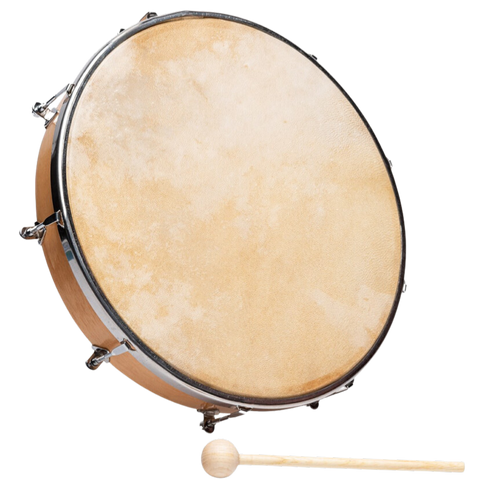 Tambourin peau naturelle 30 cm