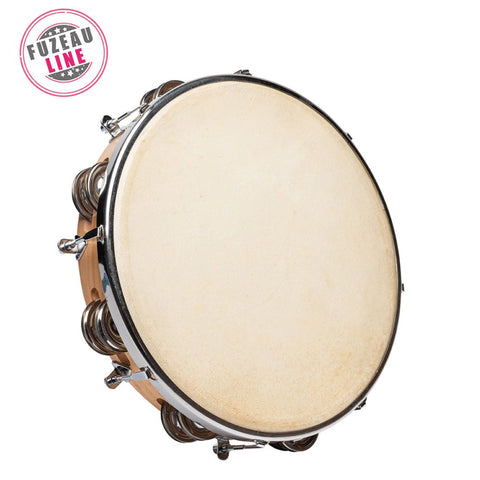 Tambourin avec cymbalettes 25 cm