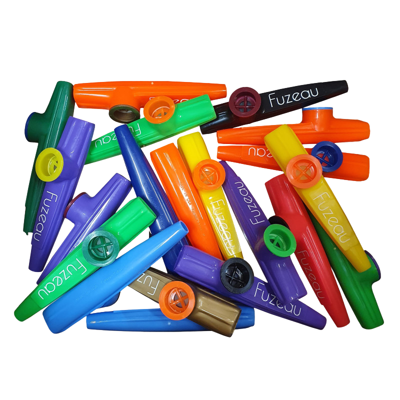 Kazoo en plastique - lot de 20