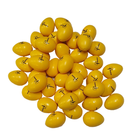 Oeufs sonores jaune - lot de 20 paires