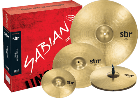 Cymbales Série SBR Set harmonique 14" 16" 20" + Splash 10" offerte