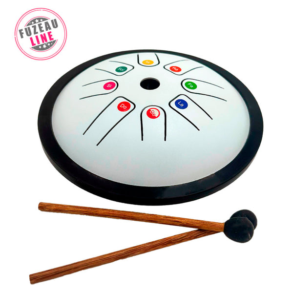 Tong Drum blanc